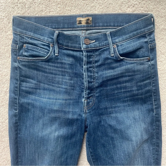 Mother The Stunner Ankle Fray Whatchya Got Cookin Jeans - Picture 2 of 7